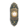 Heath Zenith Antique Brass Metal Wired Pushbutton Doorbell