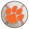 Clemson University Baseball Rug - 27in. Diameter