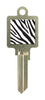 Hy-Ko Zebra House/Office Key Blank KW1 - KL0 Single sided For Fit Kwikset KW1 and Titan KW10 Keyways (Pack of 5)