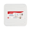 Rubbermaid 15.3 in. L X 14.3 in. W X 1.3 in. H White Plastic Dish Drainer