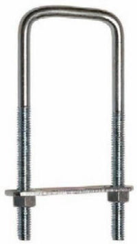 National Hardware 3/8 in. X 3-5/8 in. W X 7 in. L Coarse Zinc-Plated Steel Square U-Bolt