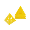 Hyde 2-1/2 in. W Yellow Plastic Painter's Pyramid Work Supports (Pack of 4)