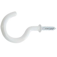 V2020 2-1/4" Utility Hooks with 20 lb Weight Capacity, 2/pk - White