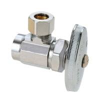 BrassCraft Plumb Shop Nominal Sweat  Compression Brass Angle Valve