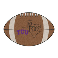 Texas Christian University Southern Style Football Rug - 20.5in. x 32.5in.