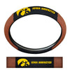 University of Iowa Football Grip Steering Wheel Cover 15" Diameter