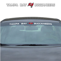 NFL - Tampa Bay Buccaneers Sun Stripe Windshield Decal 3.25 in. x 34 in.