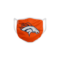 FOCO Household Multi-Purpose Denver Broncos Face Mask Multicolored 1 pk