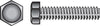 Hillman 5/16 in. D X 3 in. L Zinc Plated Steel Hex Tap Bolt 100 pk