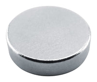 Magnet Source .118 in. L X .472 in. W Silver Super Disc Magnets 4.3 lb. pull 6 pc