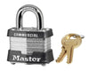 Master Lock 3KA 1-9/16 in. W Laminated Steel 4-Pin Cylinder Padlock Keyed Alike