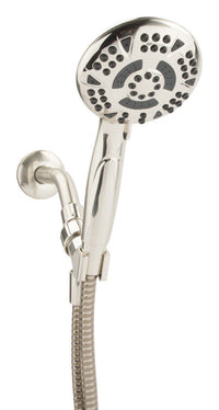 OakBrook Brushed Nickel PVC 5 settings Handheld Showerhead 1.8 gpm