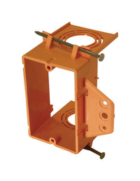 Cantex Rectangle PVC 1 gang Junction Box Orange