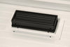 Steelcrest Designer 10 X 4 Wall /Ceiling White Supply Vent Cover, With Air-Volume Damper & Face Mounting Screw Holes