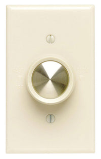 Leviton 5 amps Rotary Fan Control Ivory 1 pk