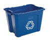 Rubbermaid Commercial 14 gal. Resin Recycling Tote (Pack of 6)