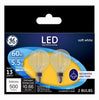 GE G16 E12 (Candelabra) LED Bulb Soft White 60 Watt Equivalence 2 pk