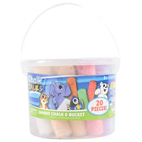 Sunny Days Chalk Tales Jumbo Chalk & Bucket 20 pc (Pack of 12)