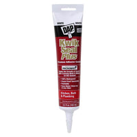 Dap 18526 White Kwik Seal Plus Kitchen & Bath Adhesive Caulk