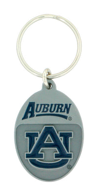 Hillman Auburn University Metal Silver Decorative Key Chain (Pack of 3)