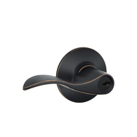 Schlage Accent Aged Bronze Entry Lever Key: K4 1-3/4 in.