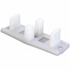 Prime-Line Matte White Plastic By-Pass Guide 2 pc