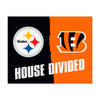 NFL House Divided - Steelers / Bengals House Divided Rug