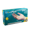 Gloveworks Vinyl Disposable Gloves Large Clear Powdered 100 pk