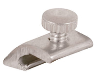 Prime-Line Mill Aluminum Storm Door Panel Clip For 1/2 inch 8 pk (Pack of 6)