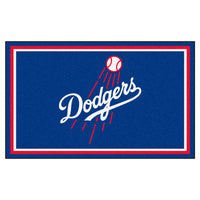 MLB - Los Angeles Dodgers Script 4ft. x 6ft. Plush Area Rug