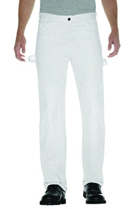 Dickies Men's Painter's Double Knee Pants 36x32 White