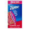 Ziploc Food Storage Bag 48 pk Clear (Pack of 9)