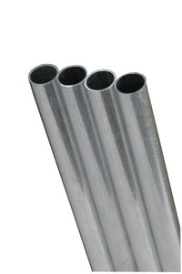 K&S 1/8 in. D X 1 ft. L Round Aluminum Tube