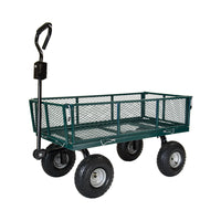 Marathon Green Marastar 4-Wheel Mesh Garden Cart 38 in. x 20 in.