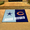 NFL House Divided - Cowboys / Bears House Divided Rug