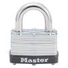 Master Lock 1-1/16 in. H x 1 in. W x 1-3/4 in. L Laminated Steel Warded Locking Padlock 1 pk Keyed Alike (Pack of 12)