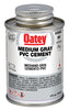 Oatey Gray Cement For PVC 4 oz