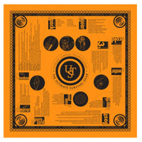 UST Brands Survival Bandana Orange (Pack of 4)