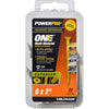 Hillman POWERPRO ONE No. 8  S X 2 in. L Star Flat Head Multi-Material Screw (Pack of 5)