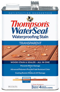 Thompson's Waterseal Transparent Sequoia Red Waterproofing Wood Stain and Sealer 1 gal.