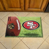 NFL - San Francisco 49ers Camo Rubber Scraper Door Mat