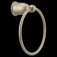 SATIN NICKEL TOWEL RING