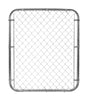 YardGard 48 in. H 12 Ga. Galvanized Silver Metal Chain Link Fence Gate