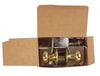 Schlage Plymouth Polished Brass Passage Lockset 1-3/4 in.