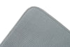 Envision Home 18 in. L X 16 in. W X 0.25 in. H Gray Microfiber Drying Mat