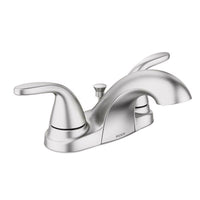 Moen Adler Brushed Nickel Bathroom Faucet 4 in.