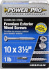 Hillman Power Pro No. 10  x 3-1/2 in. L Star Flat Head Exterior Deck Screws 1 lb.