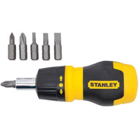 Stanley Multi-Bit Stubby Screwdriver 1 pc