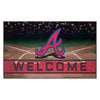 MLB - Atlanta Braves Rubber Door Mat - 18in. x 30in.