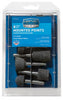 Century Drill & Tool ASSORTED in.   D X ASSORTED in.   L Aluminum Oxide ASSOSRTED Mounted Point Set (Pack of 3).